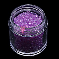 Perlute din sticla pentru unghii 1 - 4mm PR011 de 15gr Magenta-Purple